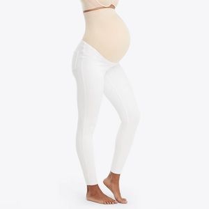 SPANX MAMA JEANISH ANKLE COLOR WHITE MEDIUM